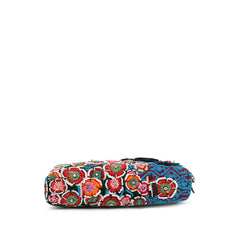 Medium Beaded Ribbon Embroidered Floral Lady D Joy