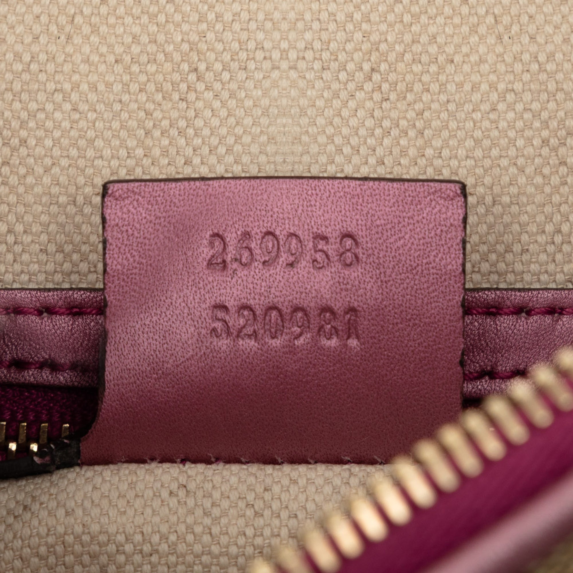 GG Canvas Heart Bit Shoulder Bag