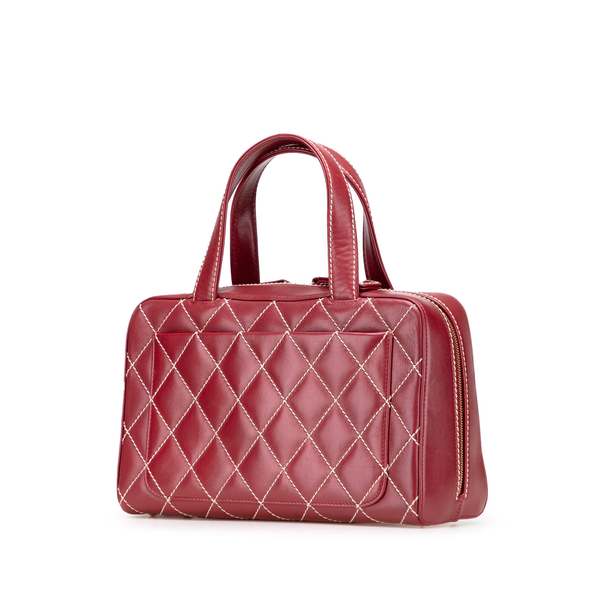 CC Lambskin Wild Stitch Handbag