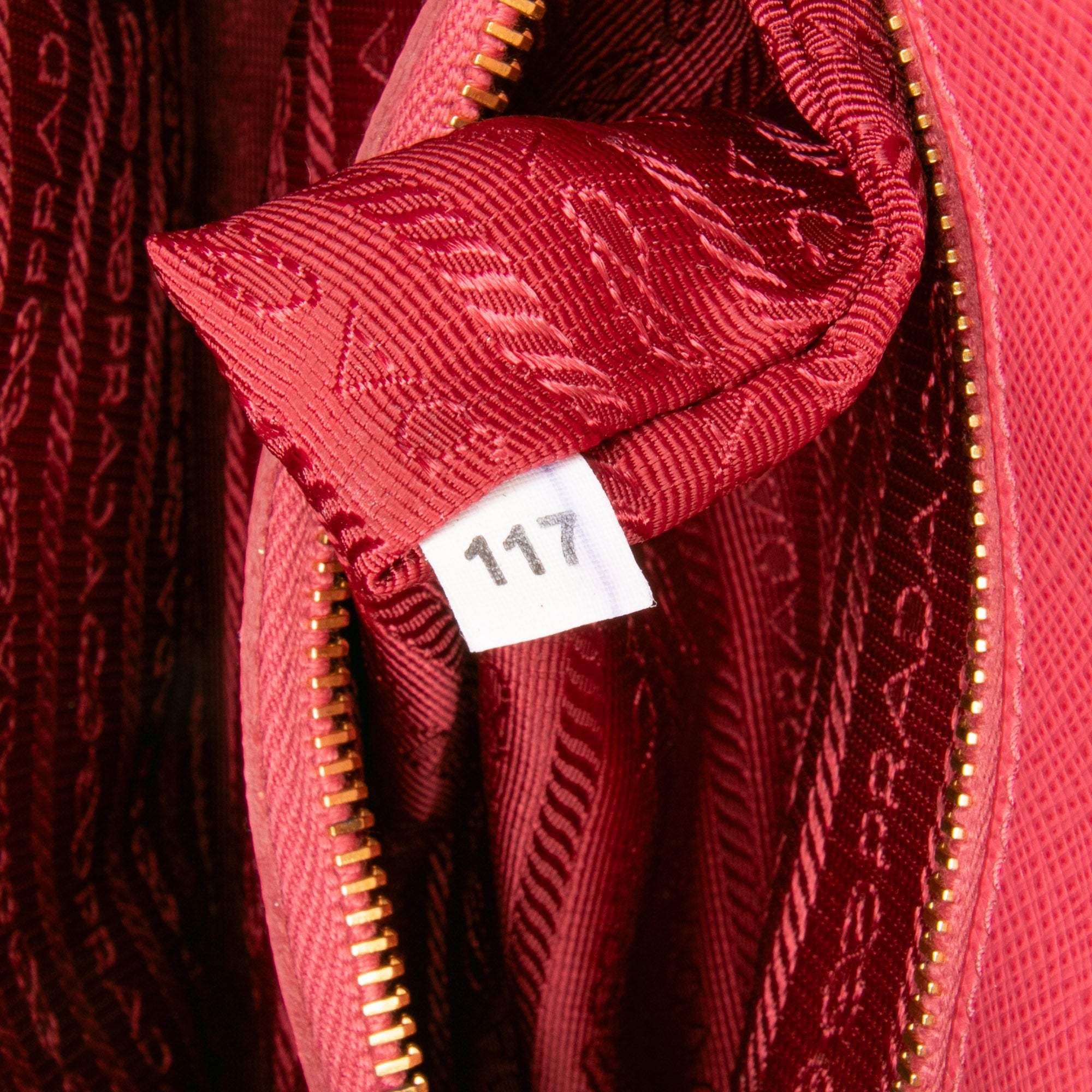 Small Saffiano Lux Galleria Double Zip Satchel