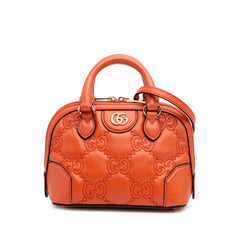 Mini GG Matelasse Calfskin Top Handle Bag