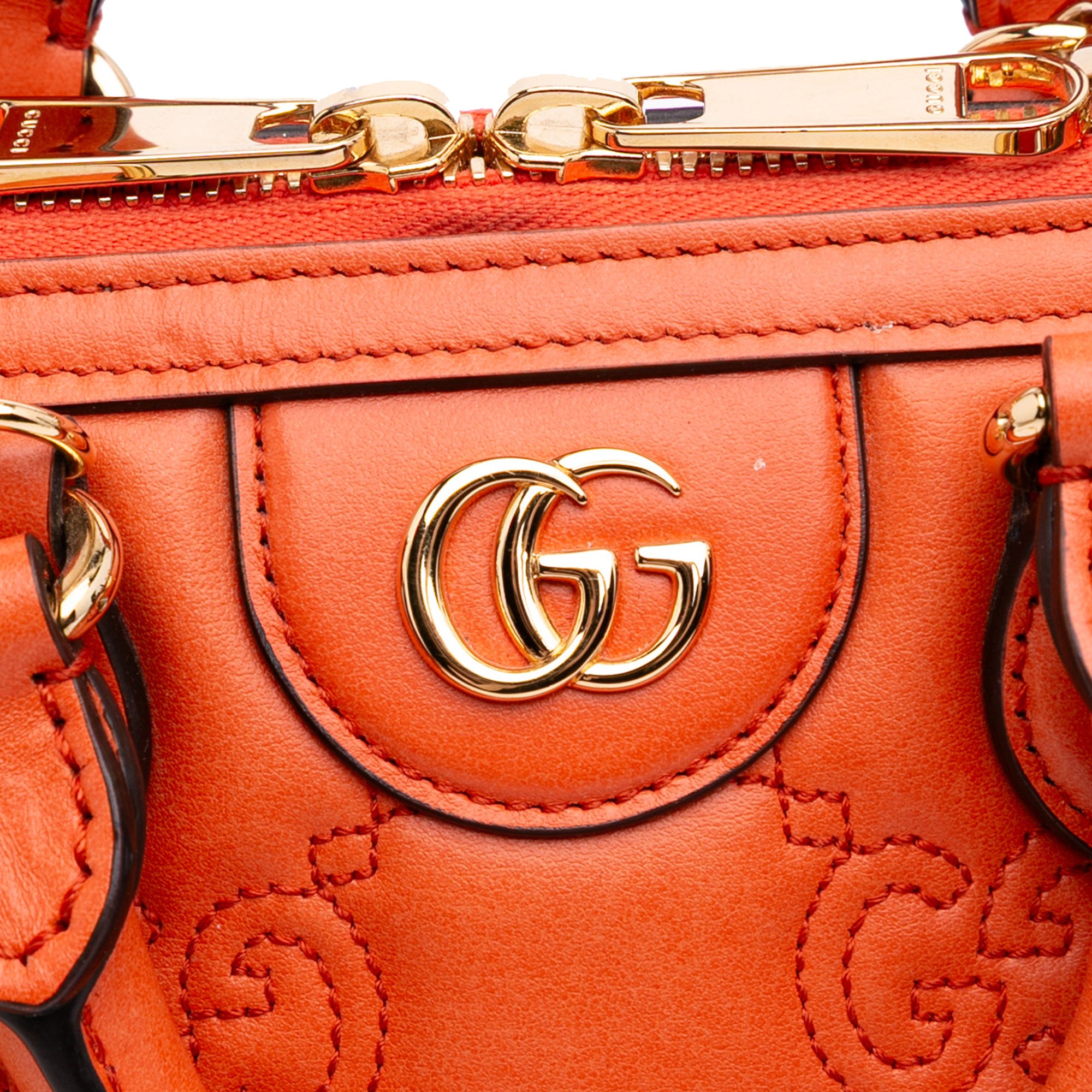 Mini GG Matelasse Calfskin Top Handle Bag