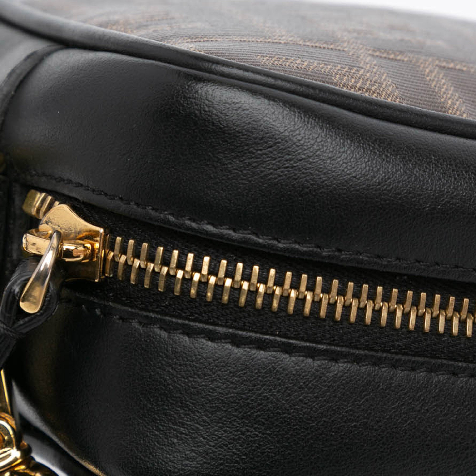 Zucca Coated Canvas Camera Crossbody