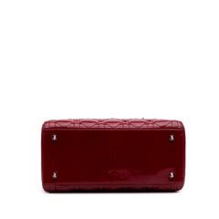 Medium Patent Cannage Lady Dior