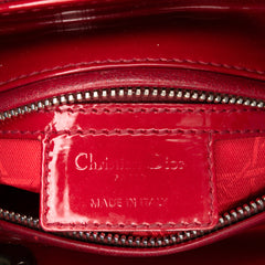 Medium Patent Cannage Lady Dior