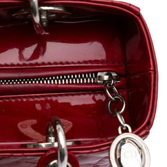 Medium Patent Cannage Lady Dior