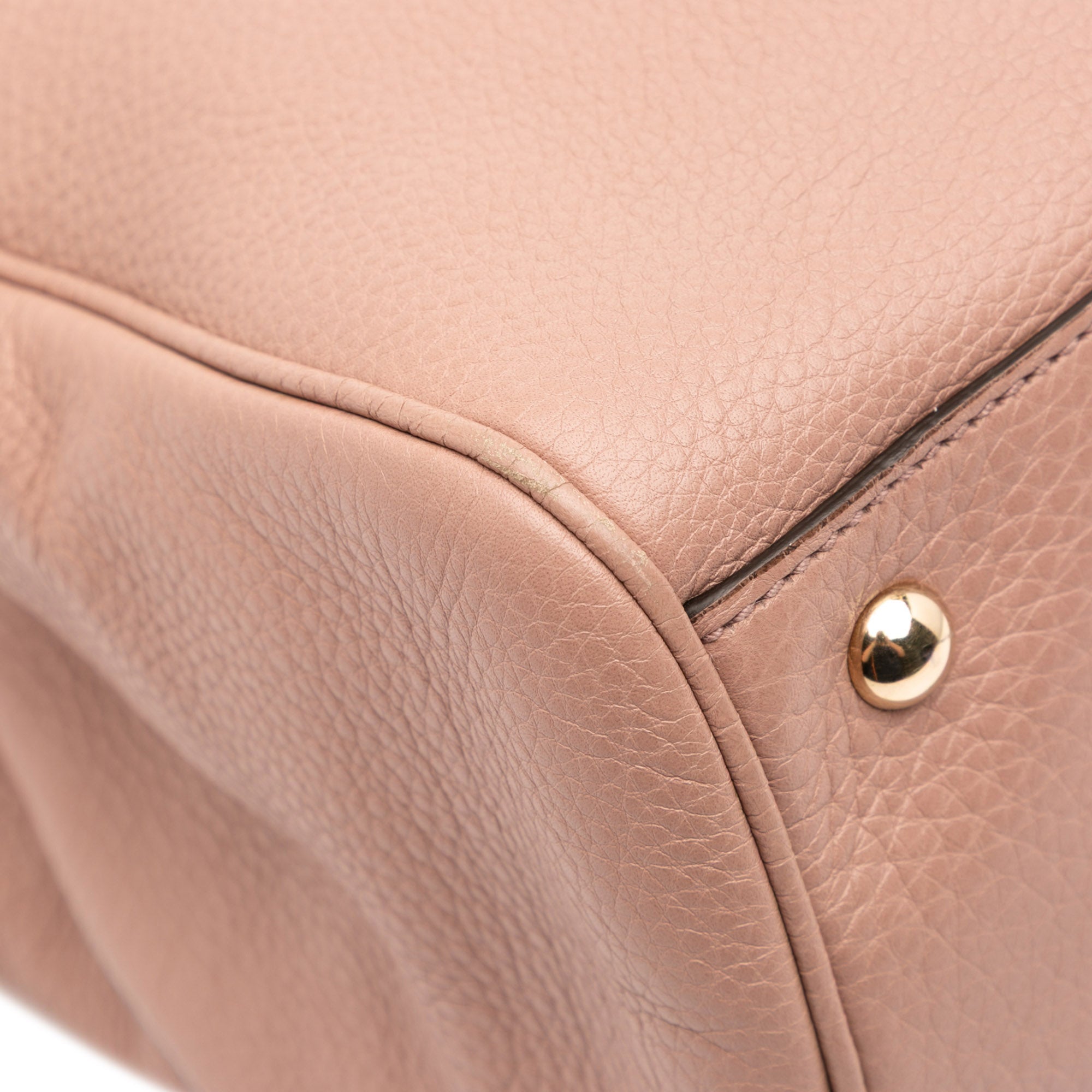 Medium Calfskin Bamboo Shopper Satchel