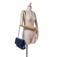 Large Lambskin CC Crossing Flap