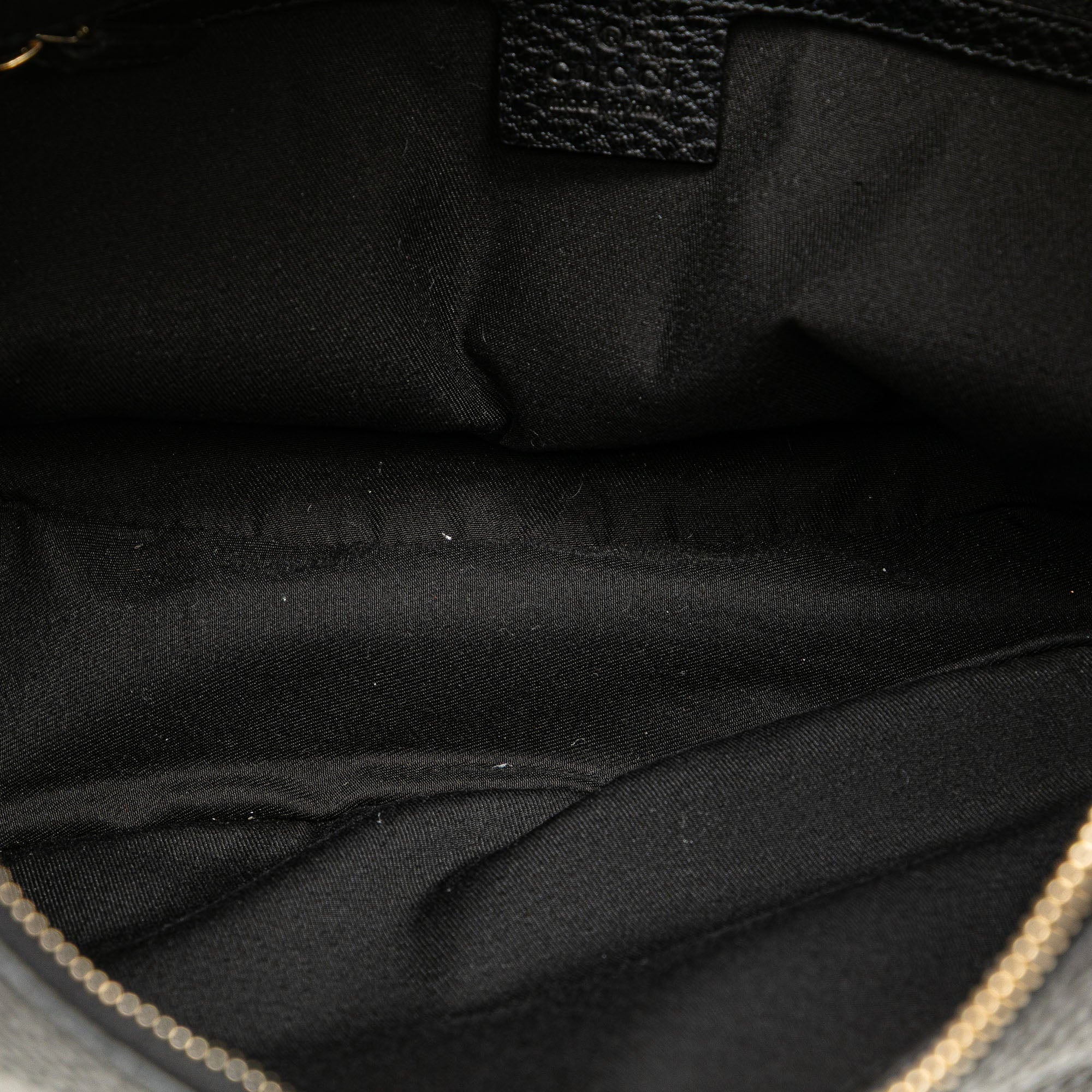Pebbled Calfskin Bamboo Ring Hobo