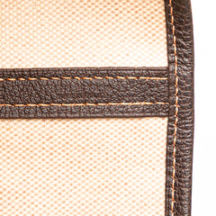 Toile and Buffalo Leather Garden File 37