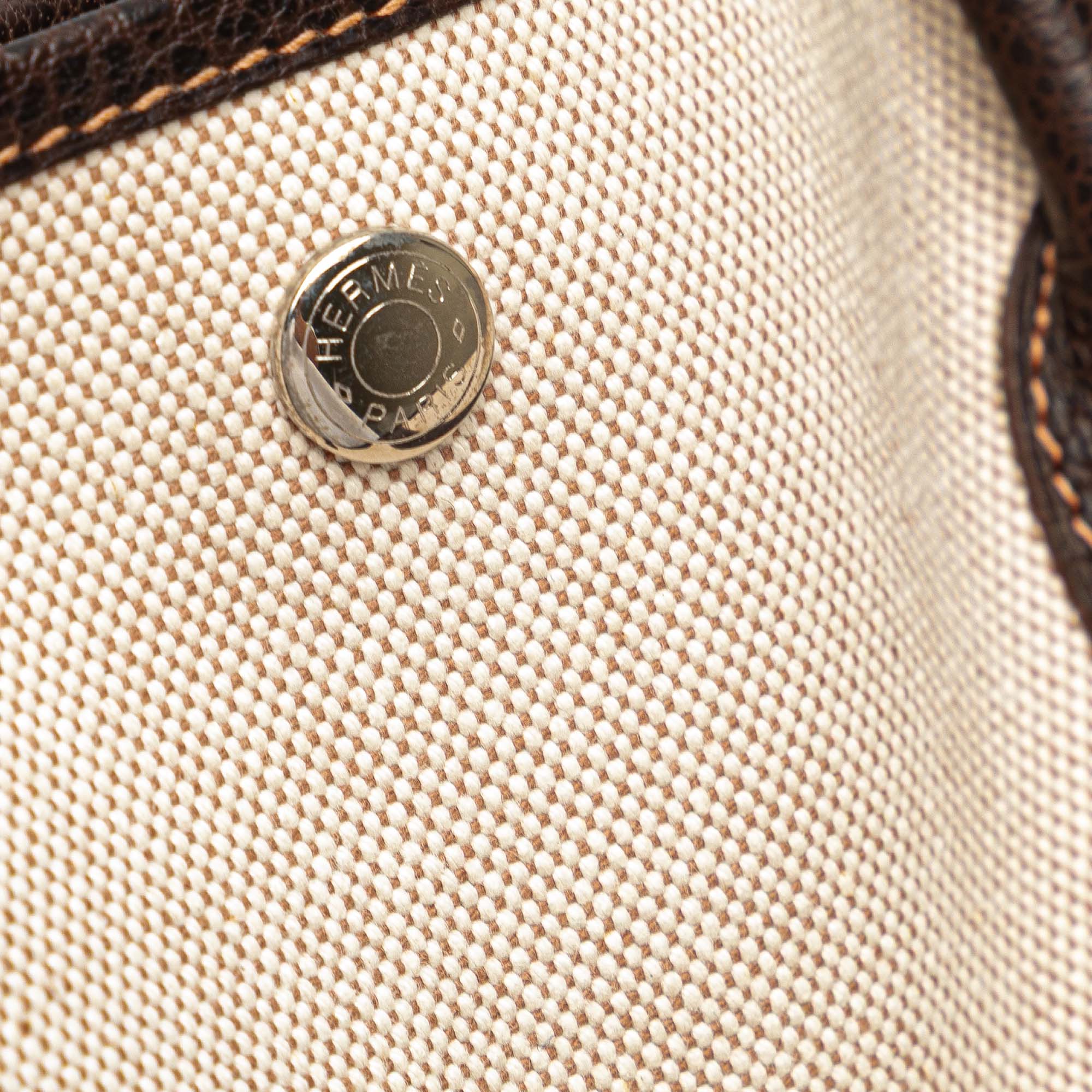 Toile and Buffalo Leather Garden File 37