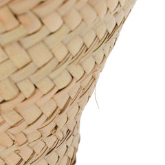 Large Raffia Basket Bag