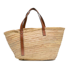 Large Raffia Basket Bag