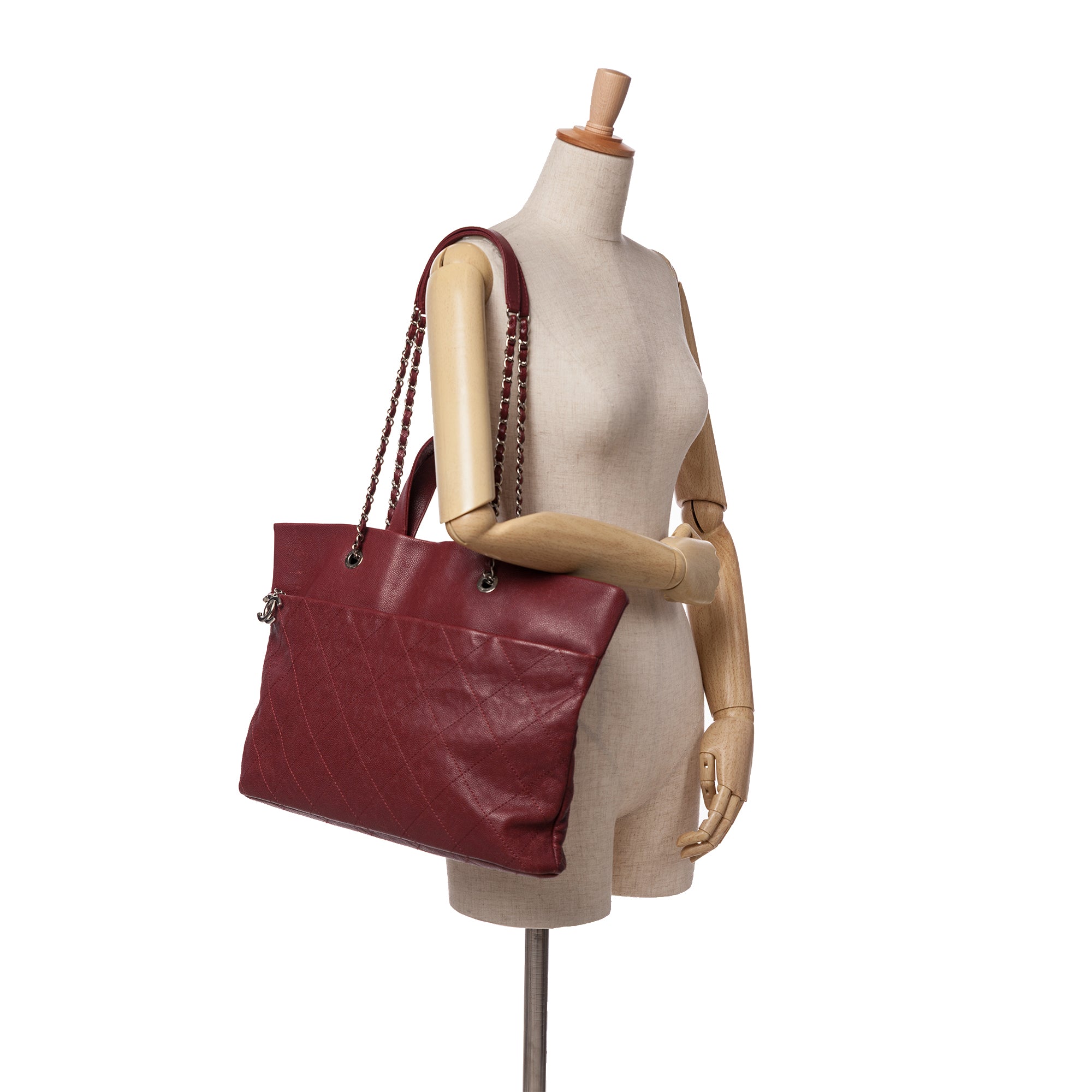 CC Quilted Caviar Tote