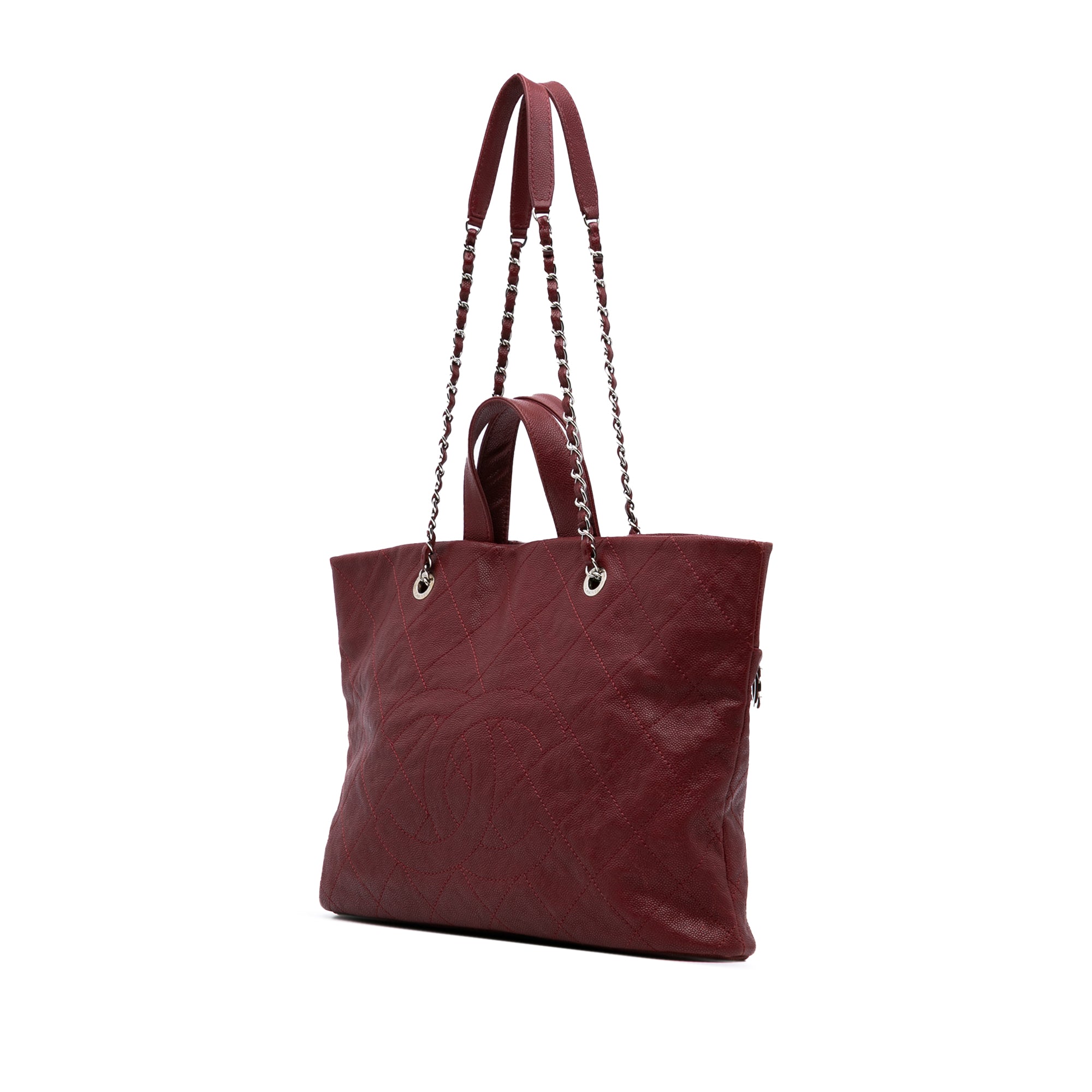 CC Quilted Caviar Tote