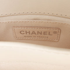 Small Calfskin Braided Chic Flap