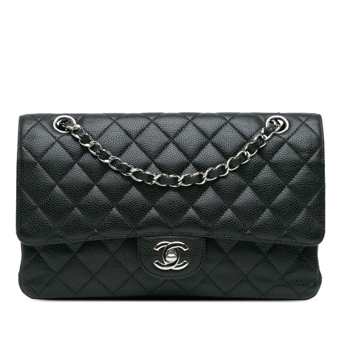 Medium Classic Caviar Double Flap