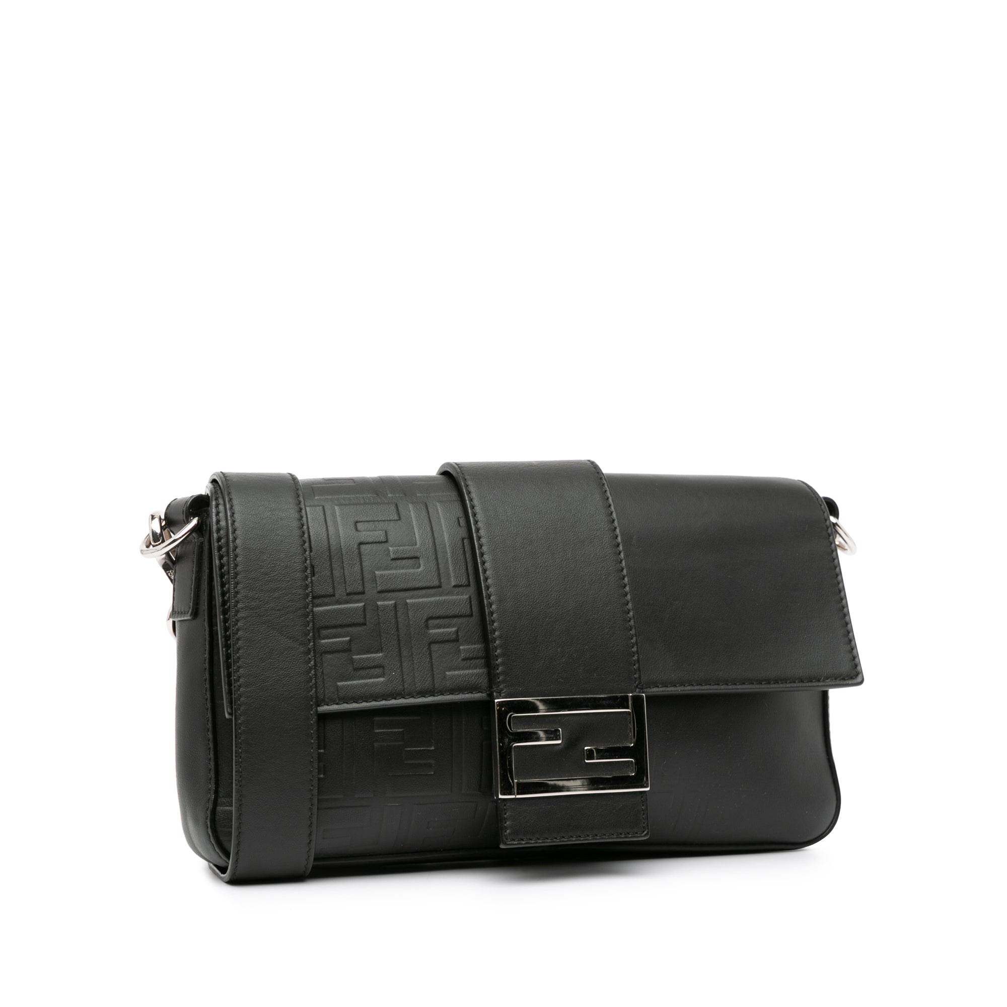 Zucca Embossed Convertible Baguette Crossbody_1