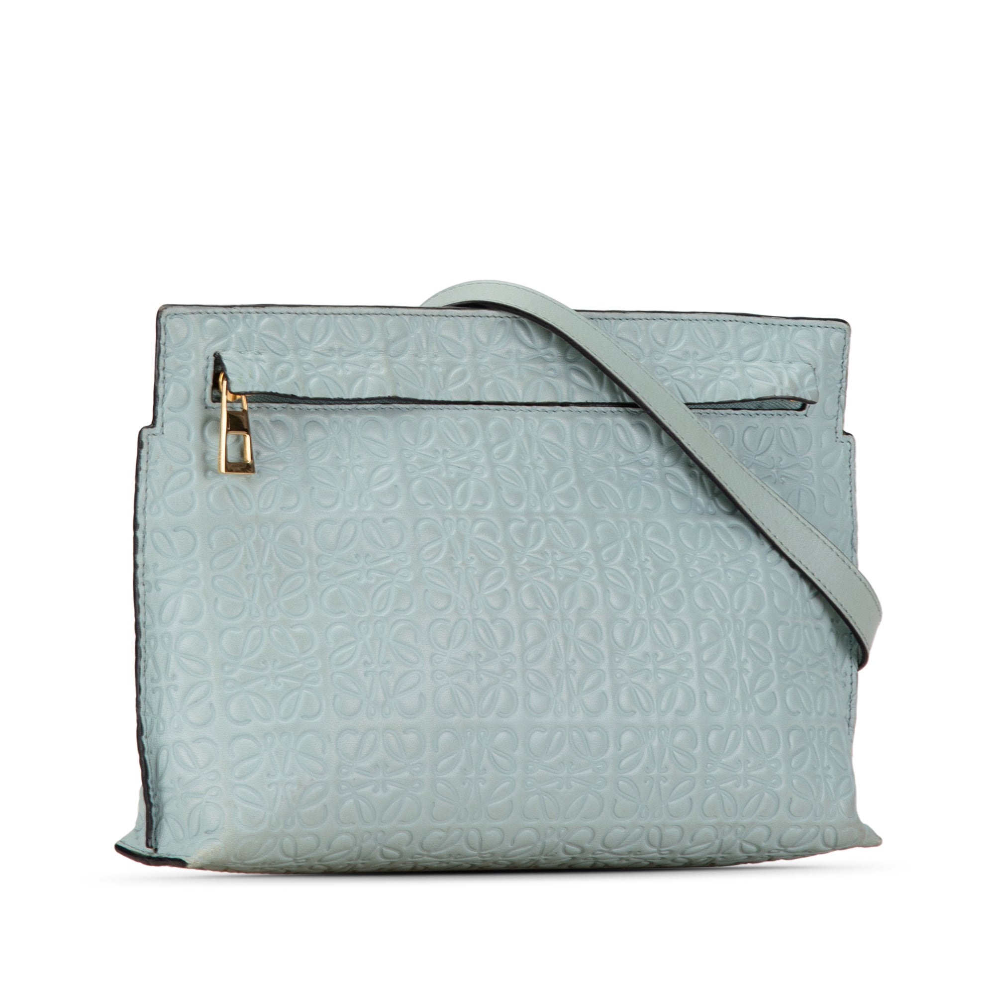 Mini Embossed Anagram Repeat T Crossbody