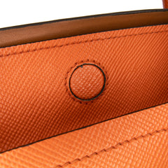 Medium Saffiano Cuir Double Satchel