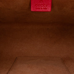 Medium Bicolor Leather Padlock Shoulder Bag