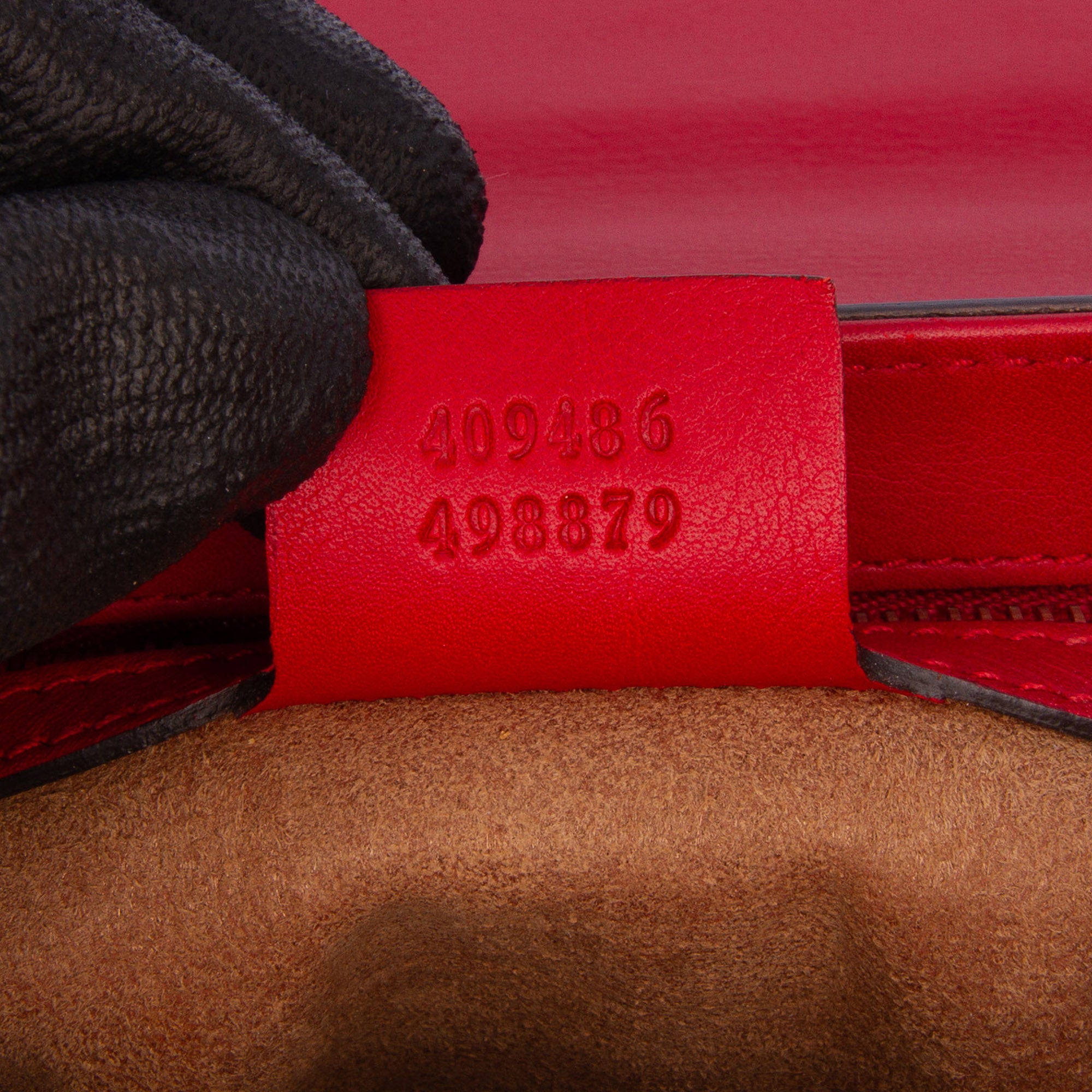 Medium Bicolor Leather Padlock Shoulder Bag