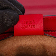 Medium Bicolor Leather Padlock Shoulder Bag