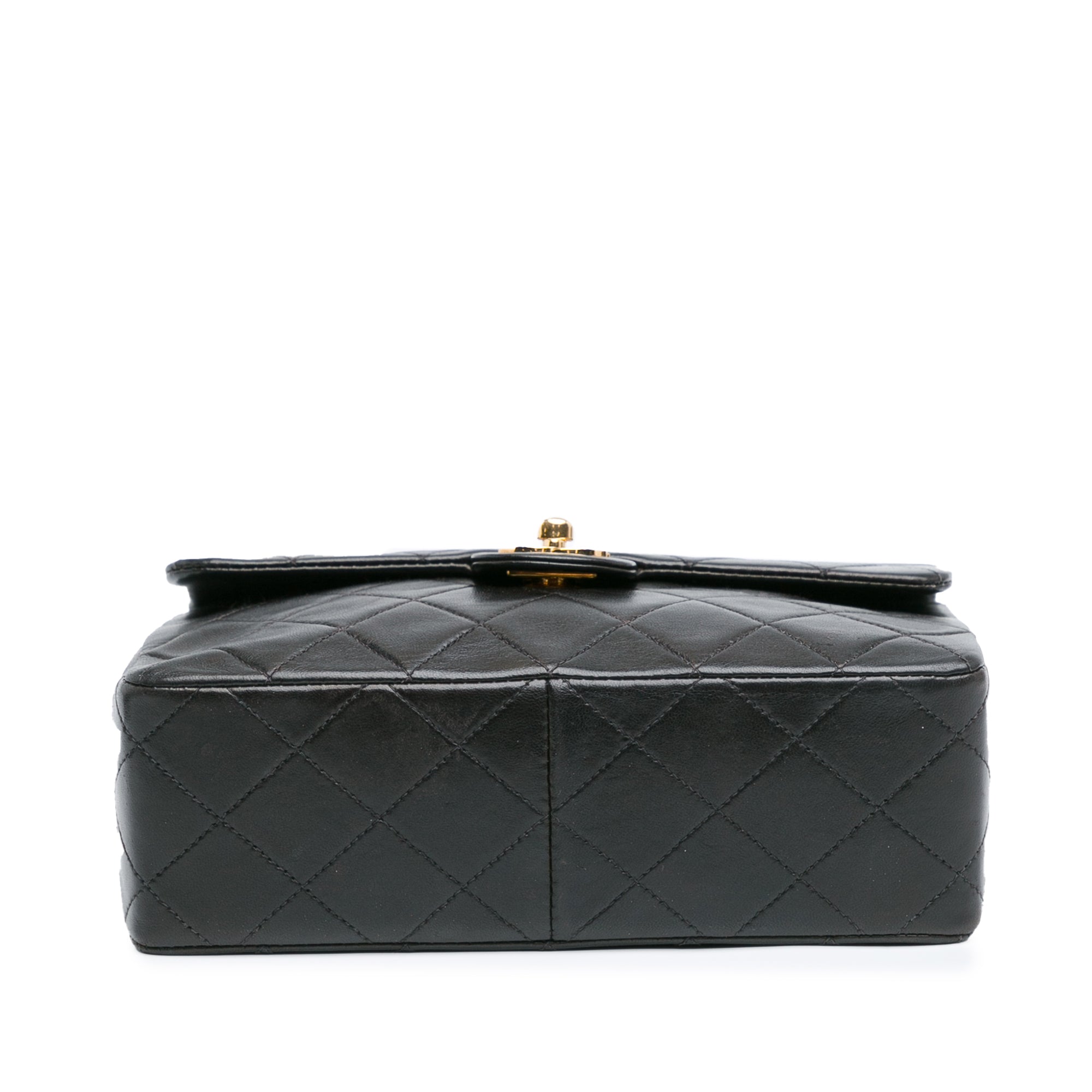 Square Classic Quilted Lambskin Flap