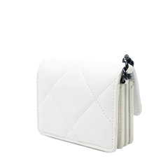Lambskin 19 Flap Coin Purse With Chain