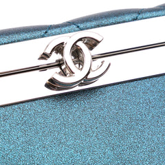CC Metallic Calfskin Vanity Case