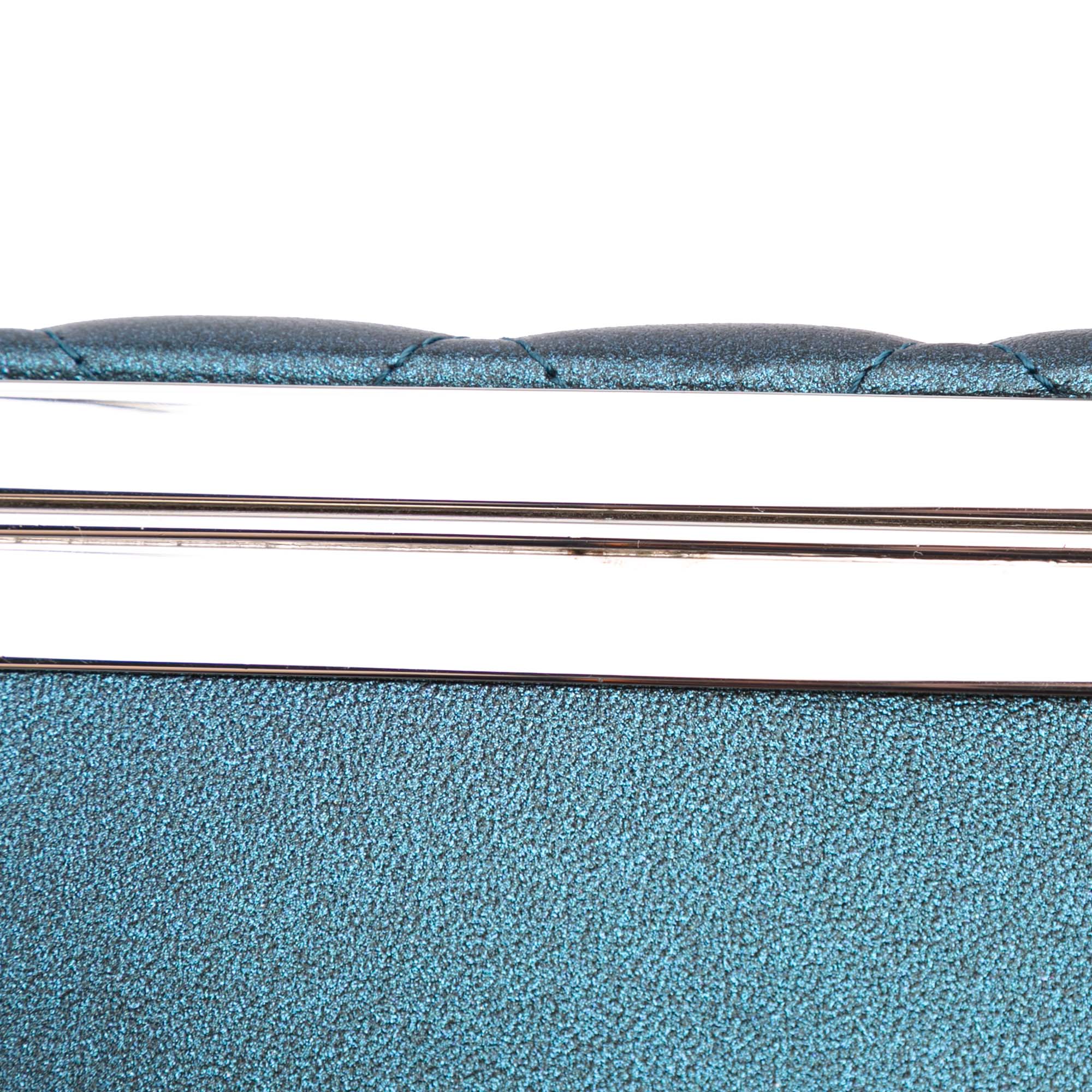 CC Metallic Calfskin Vanity Case