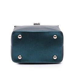 CC Metallic Calfskin Vanity Case