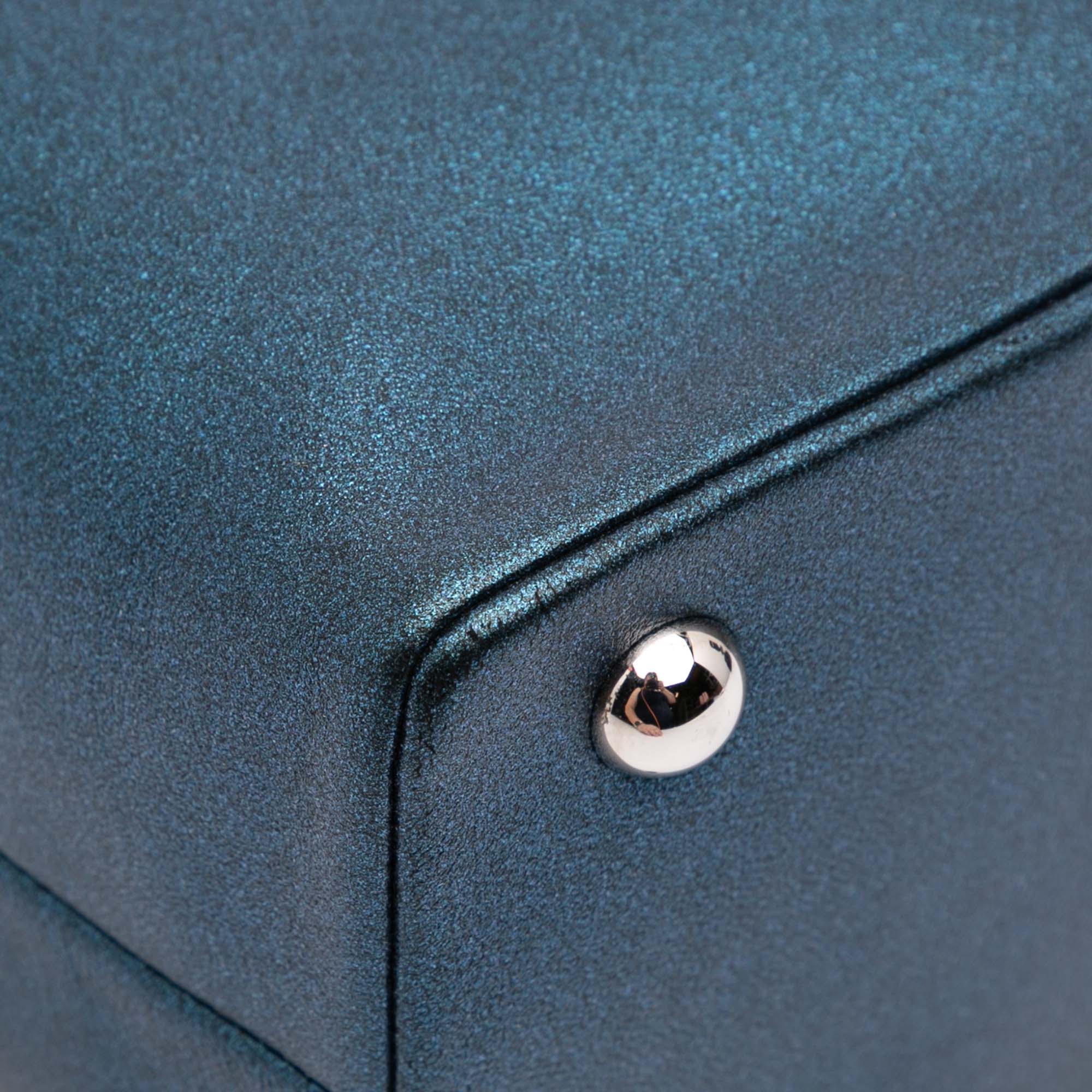 CC Metallic Calfskin Vanity Case