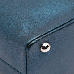CC Metallic Calfskin Vanity Case