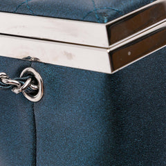 CC Metallic Calfskin Vanity Case