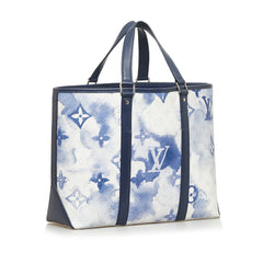 Monogram Watercolor Weekend Tote PM