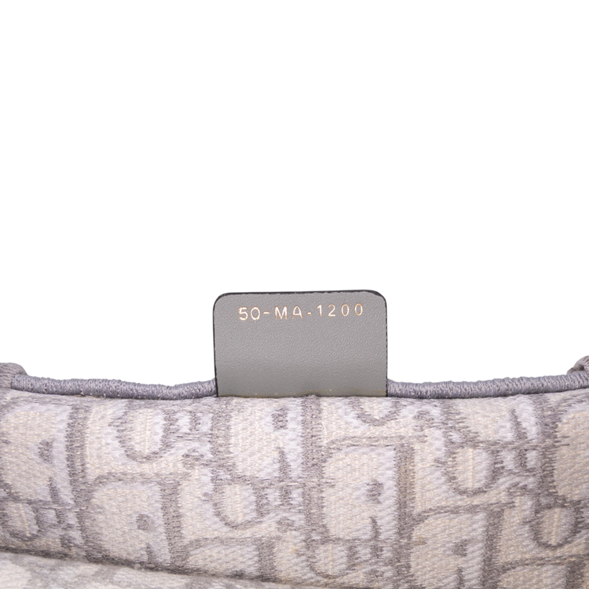 Medium Oblique Embroidered Canvas Book Tote