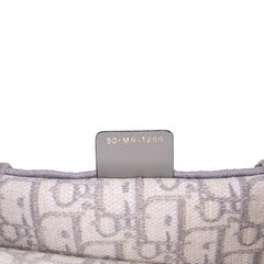 Medium Oblique Embroidered Canvas Book Tote