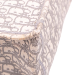 Medium Oblique Embroidered Canvas Book Tote
