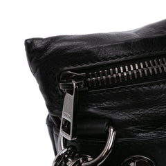 Studded Calfskin Shoulder Bag