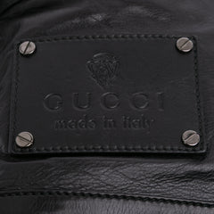 Studded Calfskin Shoulder Bag