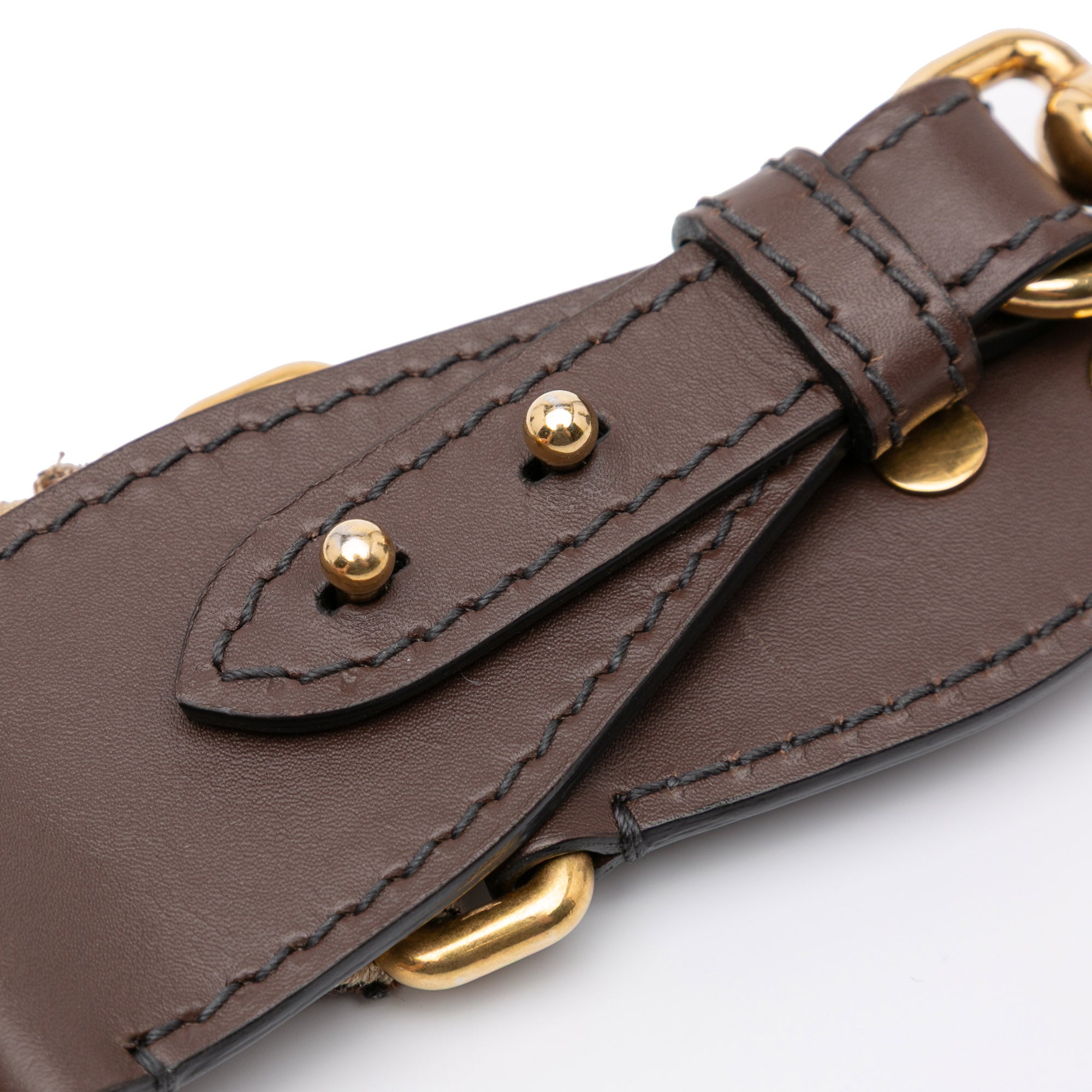 Studded Oblique Bag Strap