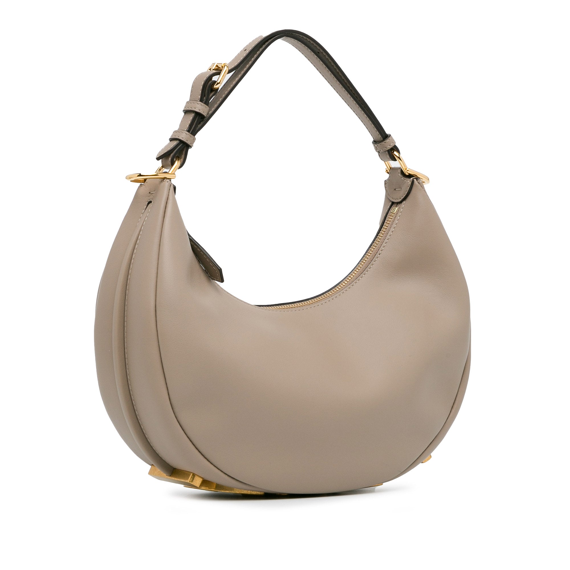 Small Leather Fendigraphy Hobo_1