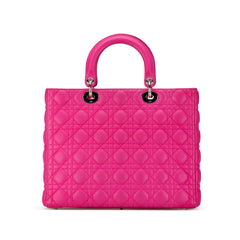 Large Lambskin Cannage Lady Dior_2