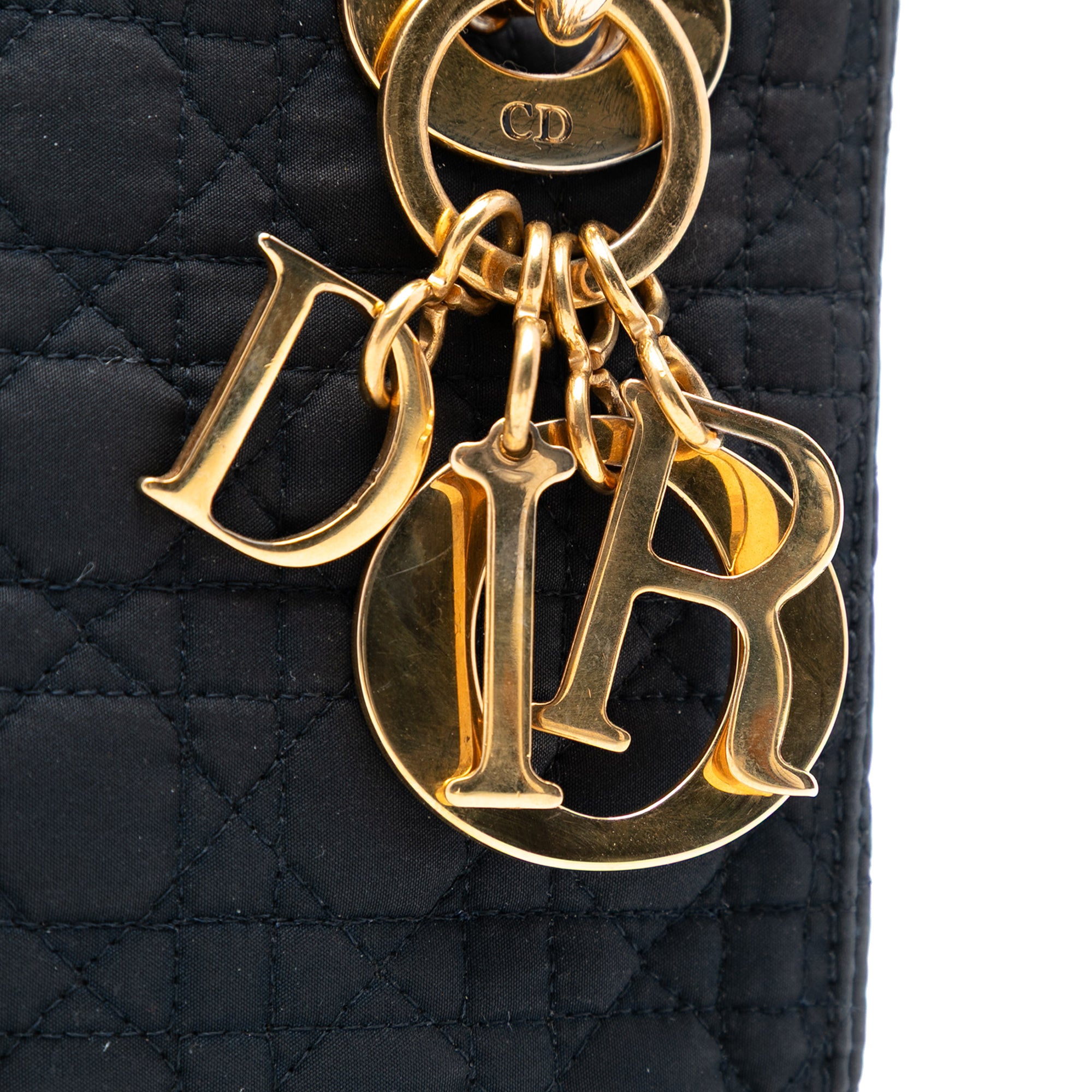 Mini Nylon Cannage Lady Dior