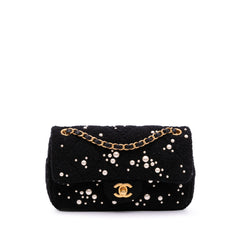 Small Tweed Pearl Cosmos Flap