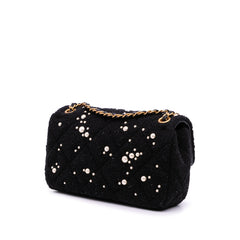 Small Tweed Pearl Cosmos Flap
