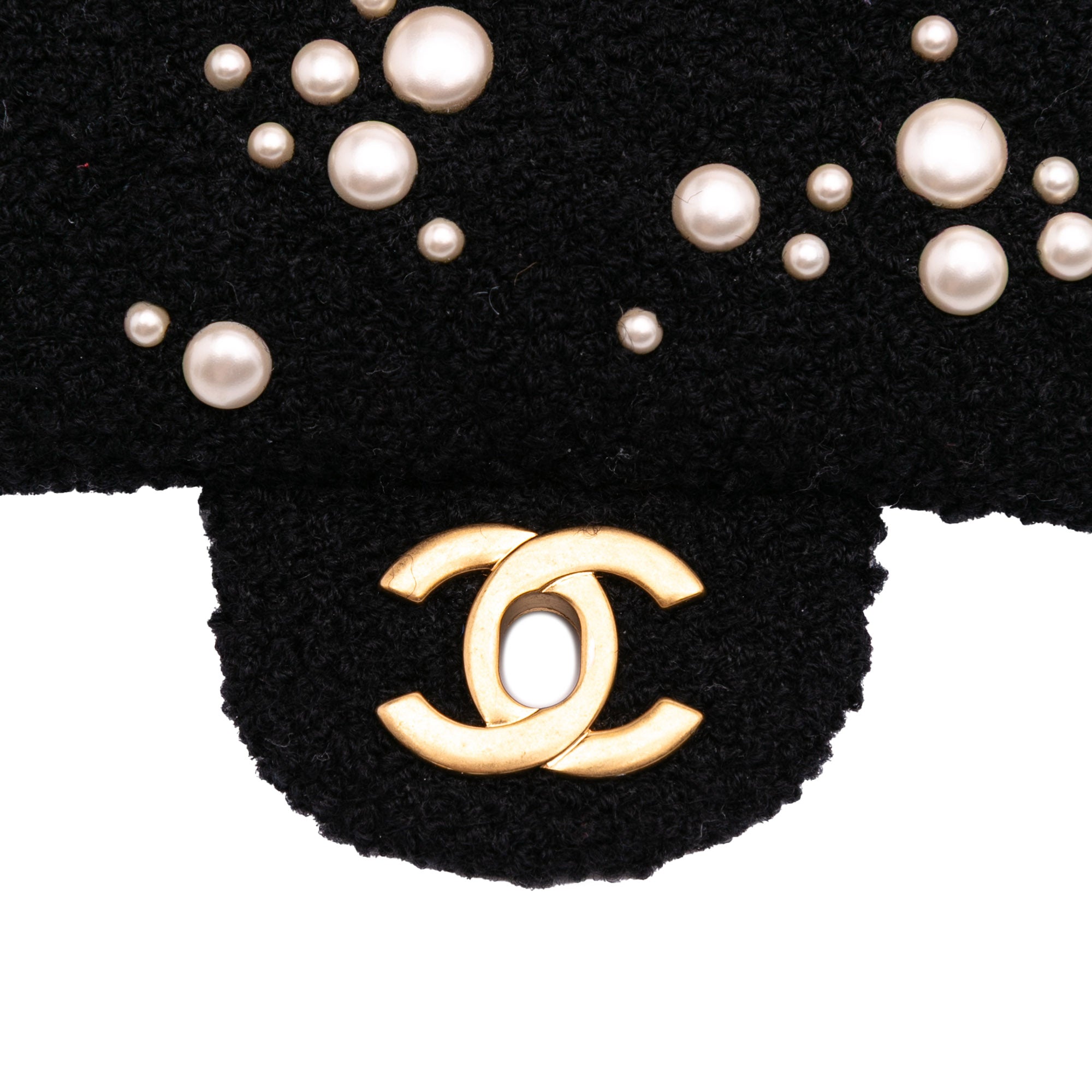 Small Tweed Pearl Cosmos Flap