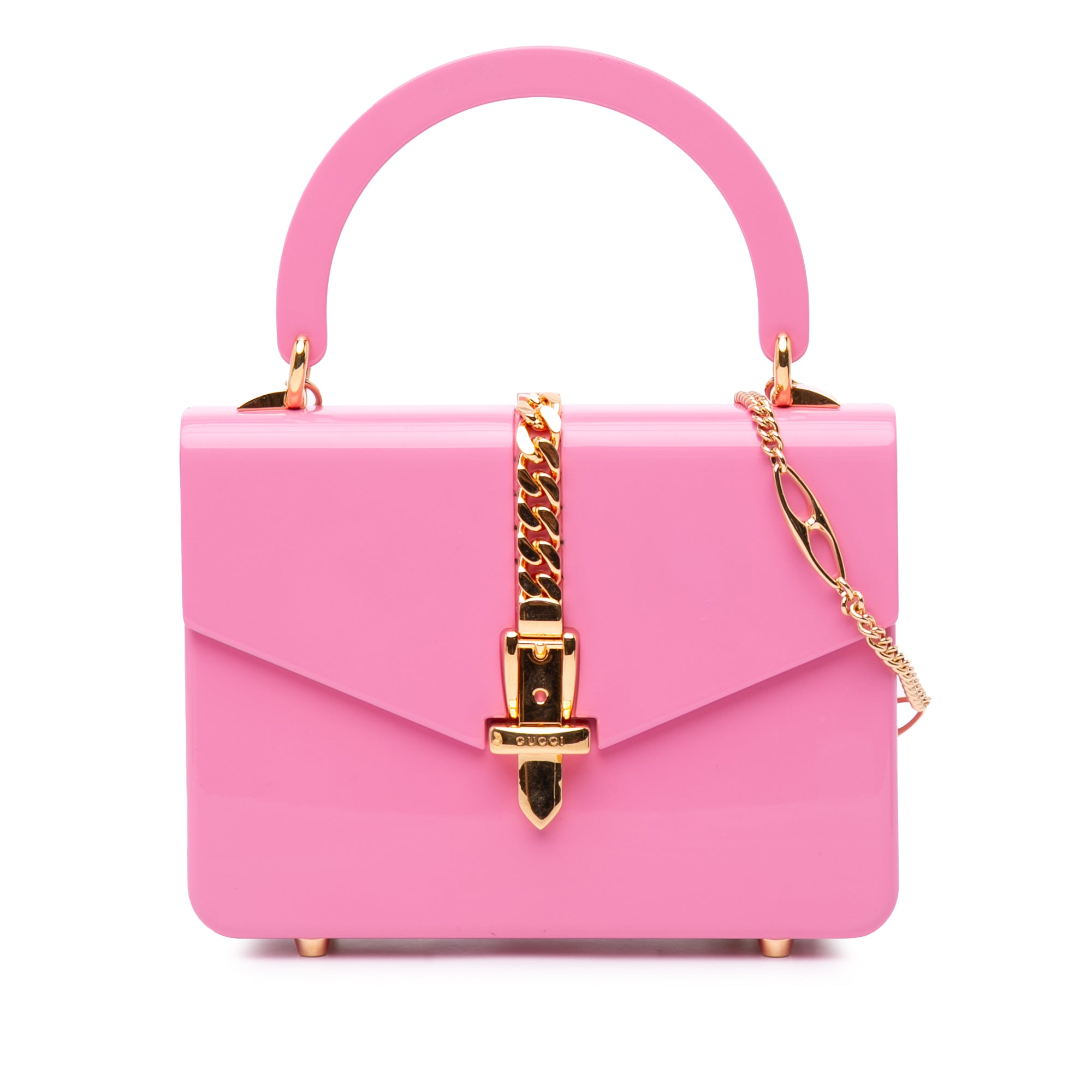 Mini Acrylic Sylvie 1969 Top Handle Bag