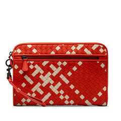 Intrecciato Zip Clutch_0